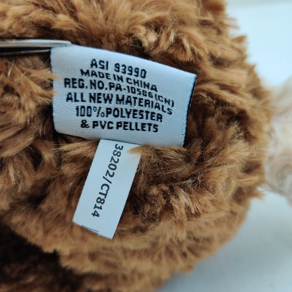 Chelsea Teddy Bear Co. Dog Puppy Luke Plush Brown Stuffed Animal Plush Toy - Picture 6 of 9